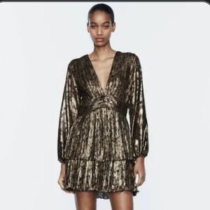 BRAND NEW ZARA RUFFLE DRESS